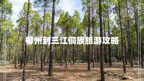 柳州到三江侗族旅游攻略 柳州到三江侗族旅游攻略