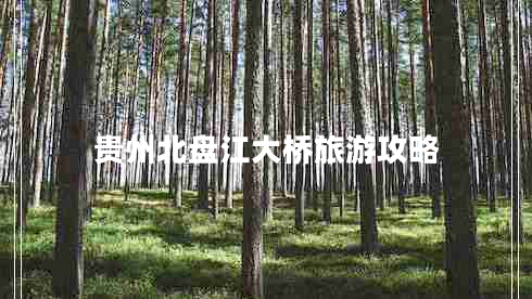 貴州北盤江大橋旅游攻略