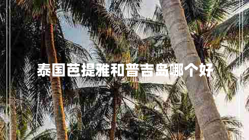 泰國(guó)芭提雅和普吉島哪個(gè)好