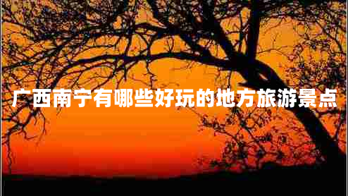 廣西南寧有哪些好玩的地方旅游景點(diǎn)