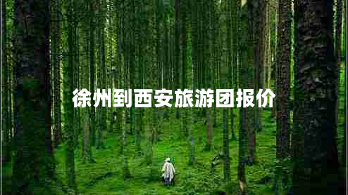 徐州到西安旅游團報價