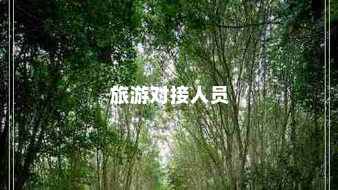 旅游對(duì)接人員