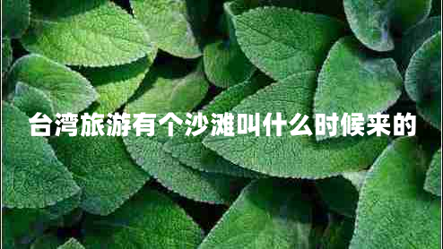臺(tái)灣旅游有個(gè)沙灘叫什么時(shí)候來(lái)的 臺(tái)灣旅游有個(gè)沙灘叫什么時(shí)候來(lái)的
