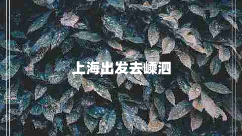 上海出發(fā)去嵊泗