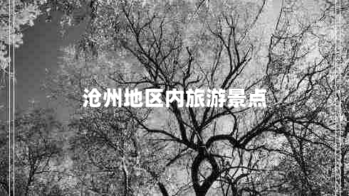 滄州地區(qū)內旅游景點