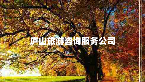 廬山旅游咨詢服務(wù)公司