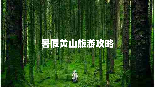 暑假黃山旅游攻略