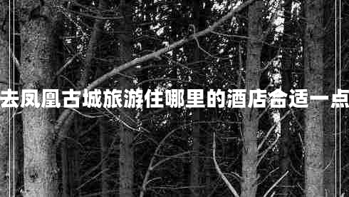 去鳳凰古城旅游住哪里的酒店合適一點(diǎn)