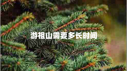 游祖山需要多長時間