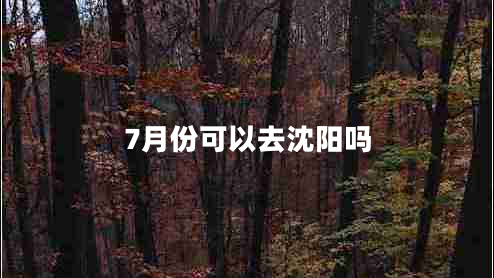 7月份可以去沈陽嗎