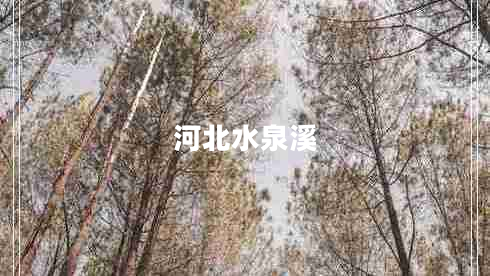 河北水泉溪