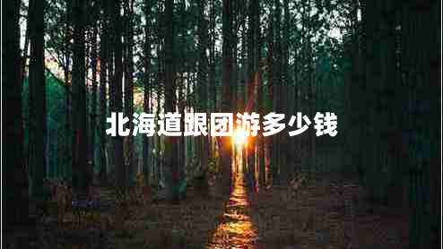 北海道跟團游多少錢