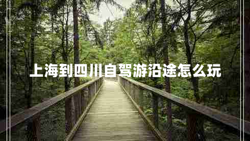 上海到四川自駕游沿途怎么玩 上海到四川自駕游沿途怎么玩
