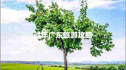 過年廣東旅游攻略