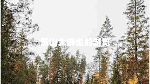 樂山大佛坐船游覽