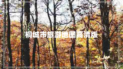 桐城市旅游地圖高清版