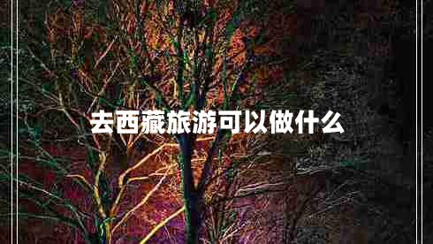 去西藏旅游可以做什么