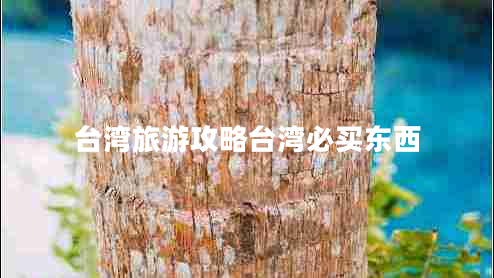 臺(tái)灣旅游攻略臺(tái)灣必買(mǎi)東西