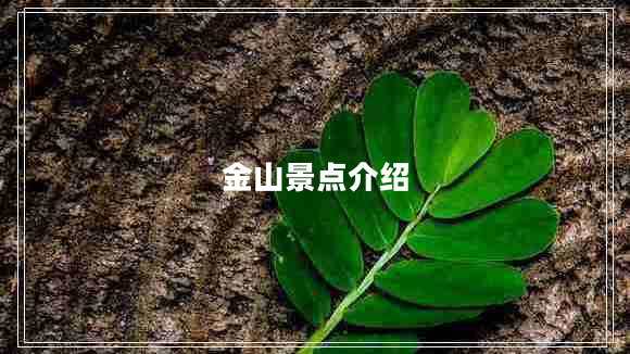 金山景點(diǎn)介紹 金山景點(diǎn)介紹