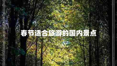 春節(jié)適合旅游的國內(nèi)景點(diǎn)