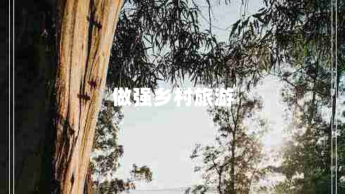 做強(qiáng)鄉(xiāng)村旅游