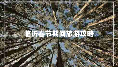 臨沂春節(jié)期間旅游攻略