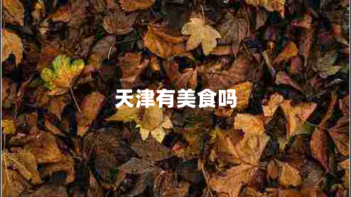 天津有美食嗎