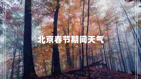 北京春節(jié)期間天氣