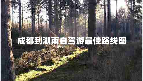 成都到湖南自駕游最佳路線圖 成都到湖南自駕游最佳路線圖