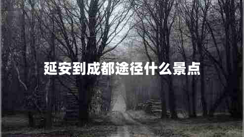 延安到成都途徑什么景點(diǎn)