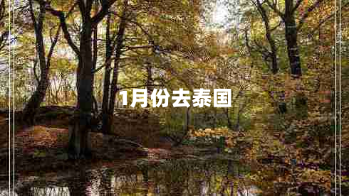 1月份去泰國