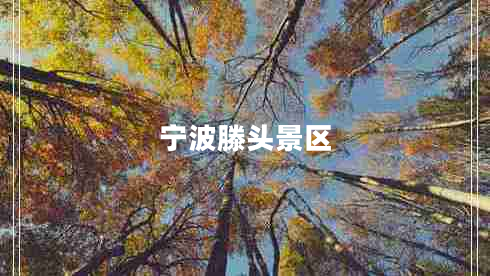 寧波滕頭景區(qū) 寧波滕頭景區(qū)