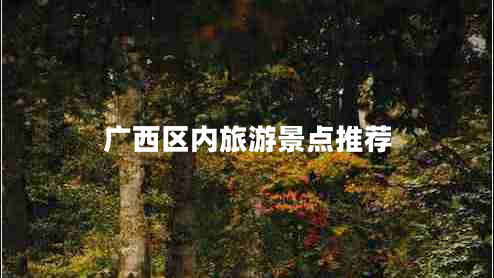 廣西區(qū)內(nèi)旅游景點(diǎn)推薦