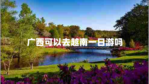 廣西可以去越南一日游嗎