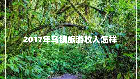 2017年烏鎮(zhèn)旅游收入怎樣