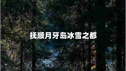 撫順月牙島冰雪之都 撫順月牙島冰雪之都