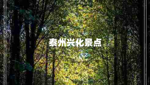 泰州興化景點(diǎn)