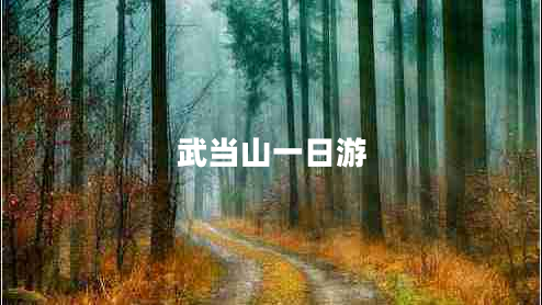 武當(dāng)山一日游