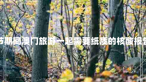 春節(jié)期間澳門旅游一起需要紙質(zhì)的核酸報(bào)告嗎