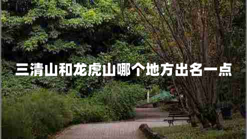三清山和龍虎山哪個(gè)地方出名一點(diǎn)