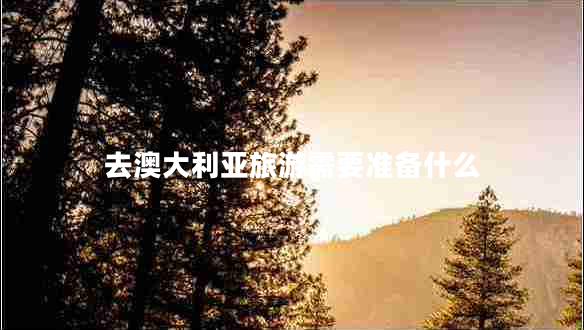 去澳大利亞旅游需要準(zhǔn)備什么