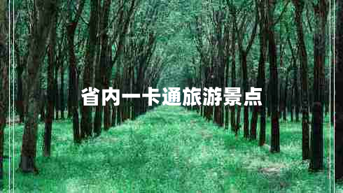 省內(nèi)一卡通旅游景點