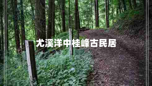 尤溪洋中桂峰古民居 尤溪洋中桂峰古民居