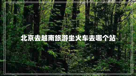 北京去越南旅游坐火車(chē)去哪個(gè)站