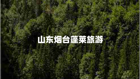 山東煙臺蓬萊旅游