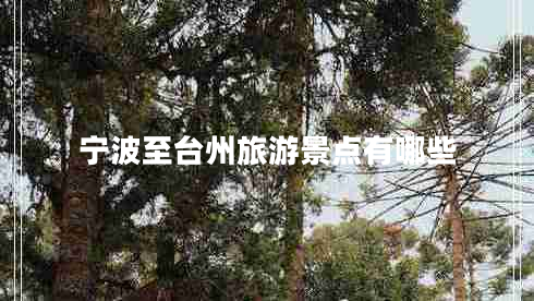 寧波至臺(tái)州旅游景點(diǎn)有哪些