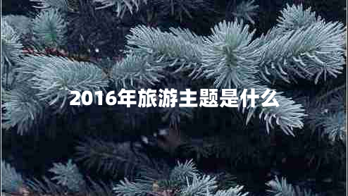 2016年旅游主題是什么 2016年旅游主題是什么