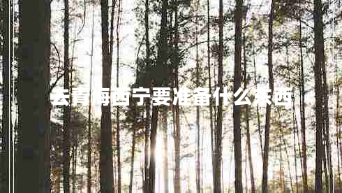 去青海西寧要準(zhǔn)備什么東西