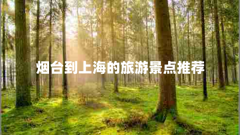 煙臺到上海的旅游景點(diǎn)推薦