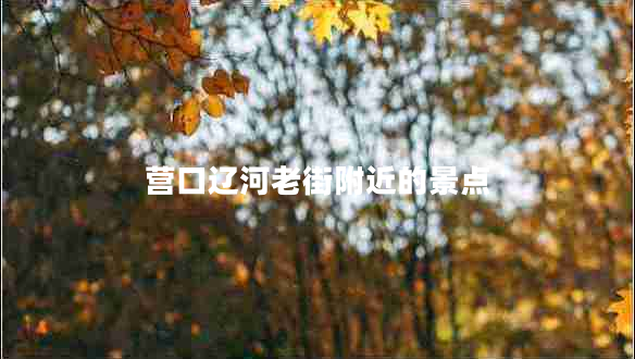 營(yíng)口遼河老街附近的景點(diǎn)